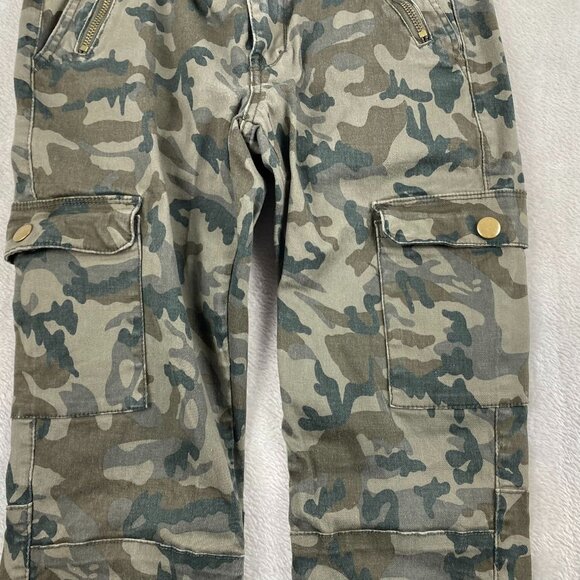 Ashley Mason Womans Camo Cargo Pants 7/28 Cotton & Spandex Blend Machine Washabl - Picture 7 of 16